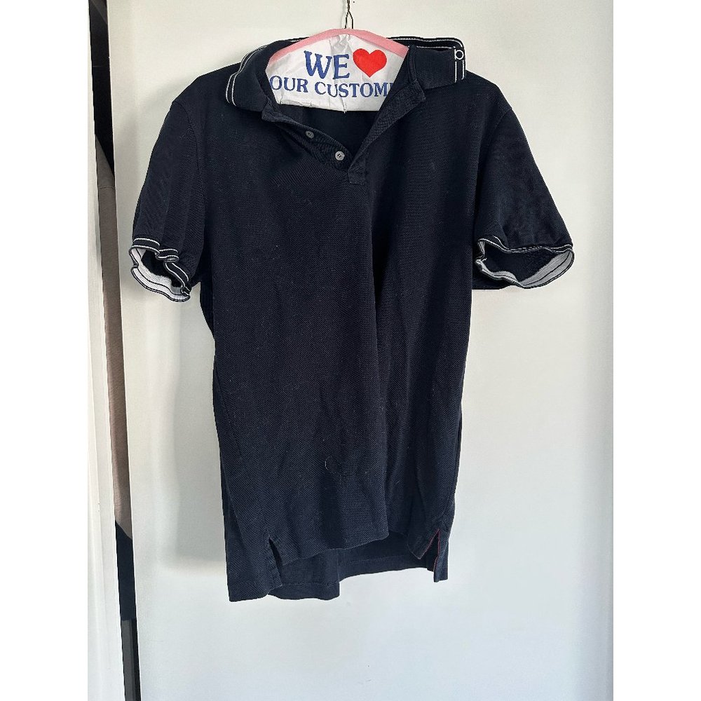 Salvatore Small Ferragamo Knit Polo Shirt